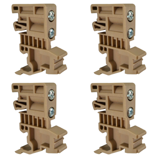 Kit Poste Final Bege | Borne Sek-2g2 10 Peças